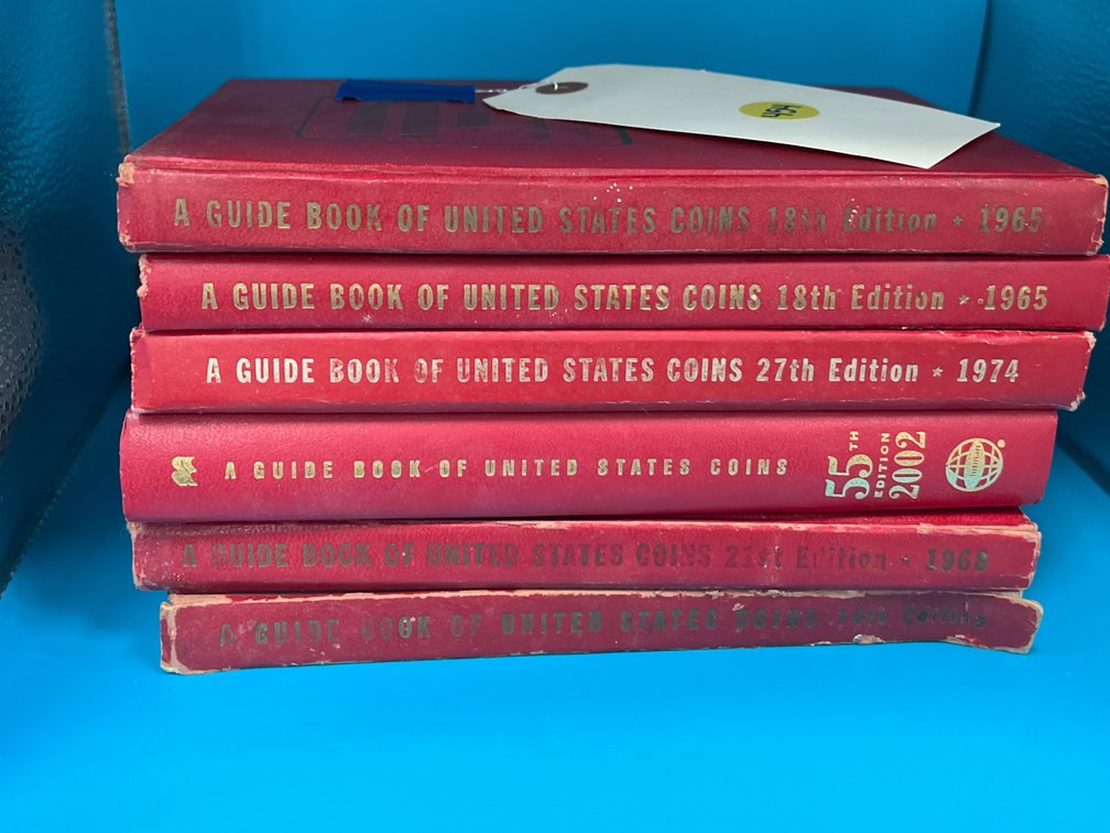 6 Books - Coin Hardback Book Guides