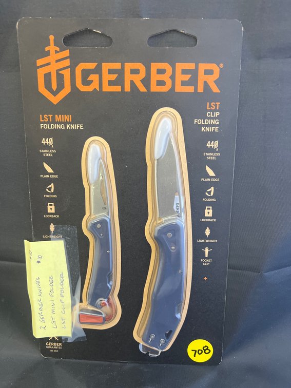 2 Gerber Knives - LST Mini Folding Knife & LST
