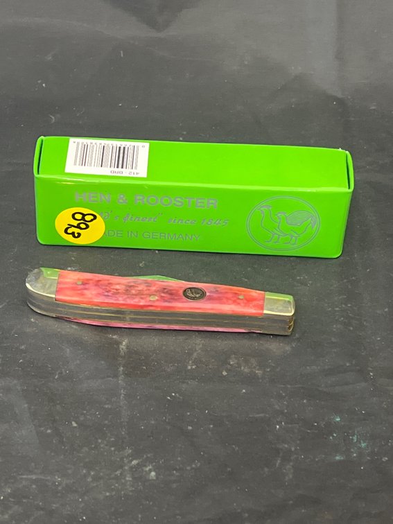 Hen & Rooster 2-Blade Folding Knife in box