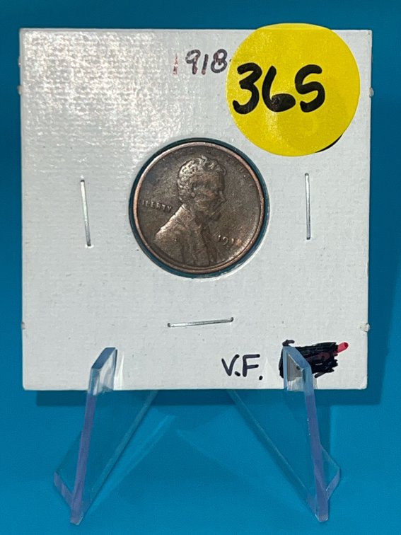 1918 S Penny VF