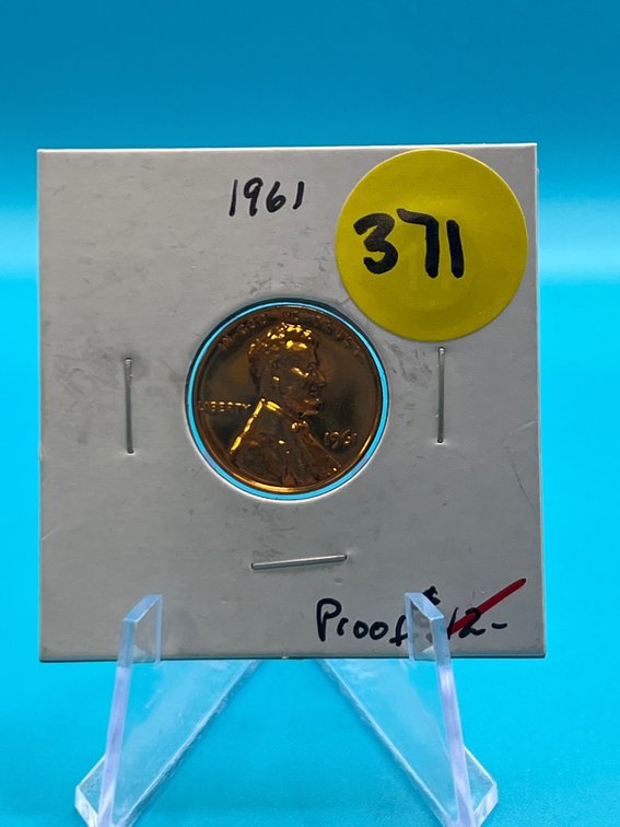 1961 P Penny Proof BU