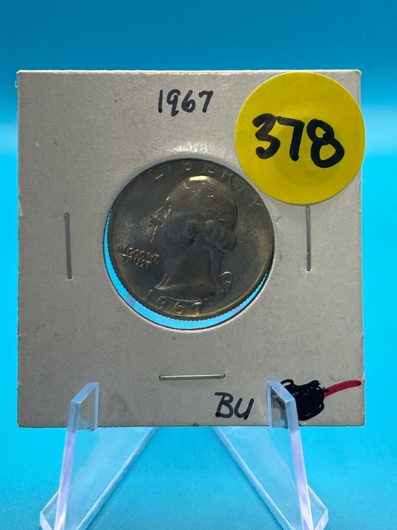 1967 P Quarter BU