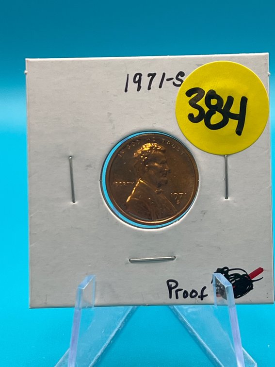 1971 S Penny Proof BU