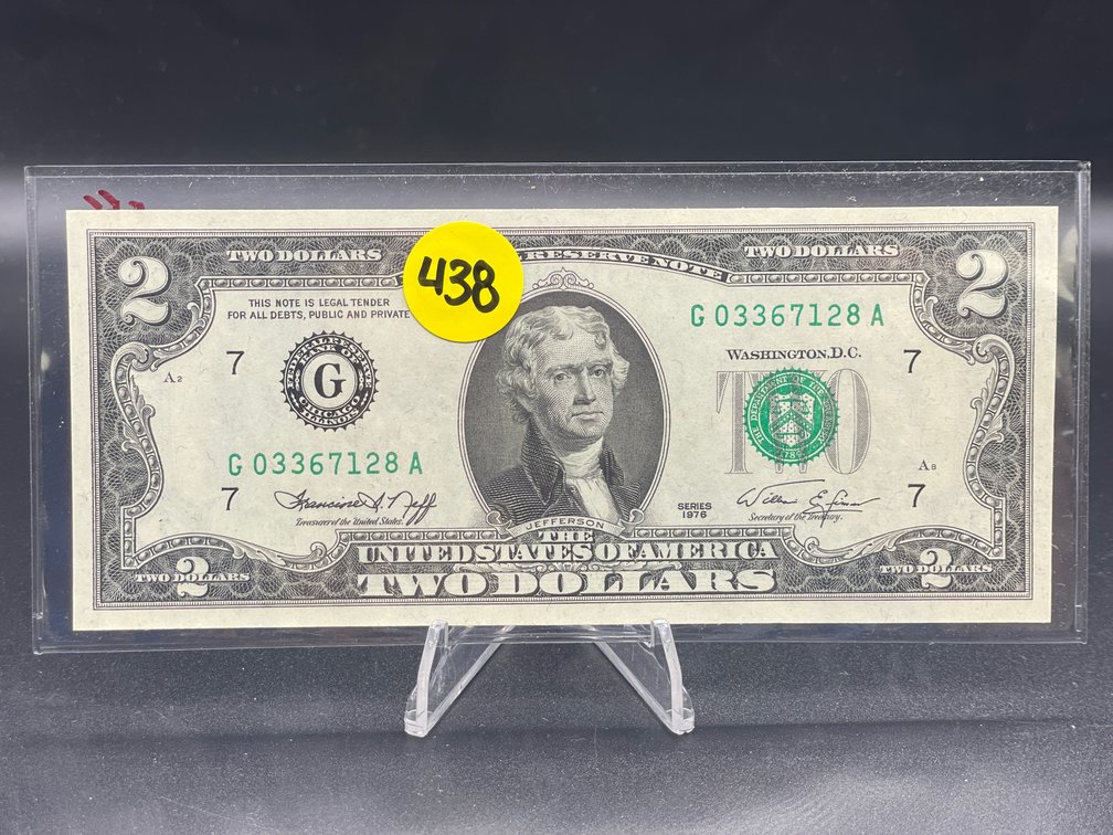 1976 2 DOLLARS NOTE UNCICULATED