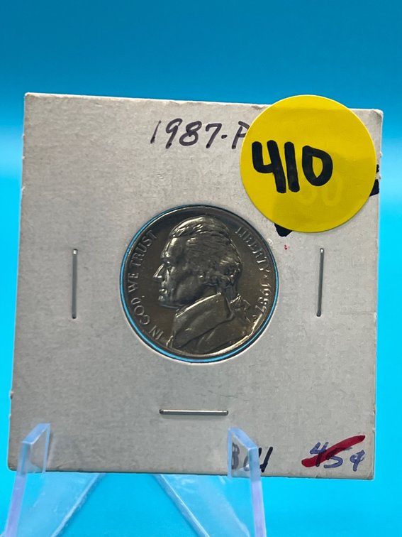 1987 P Nickel BU