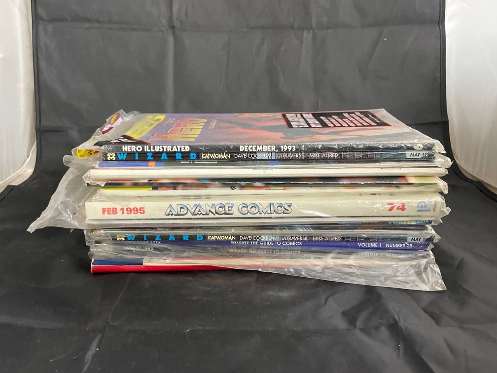 Stack of Assorted Magazines