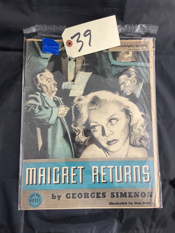 Maigret Returns Newspaper Story