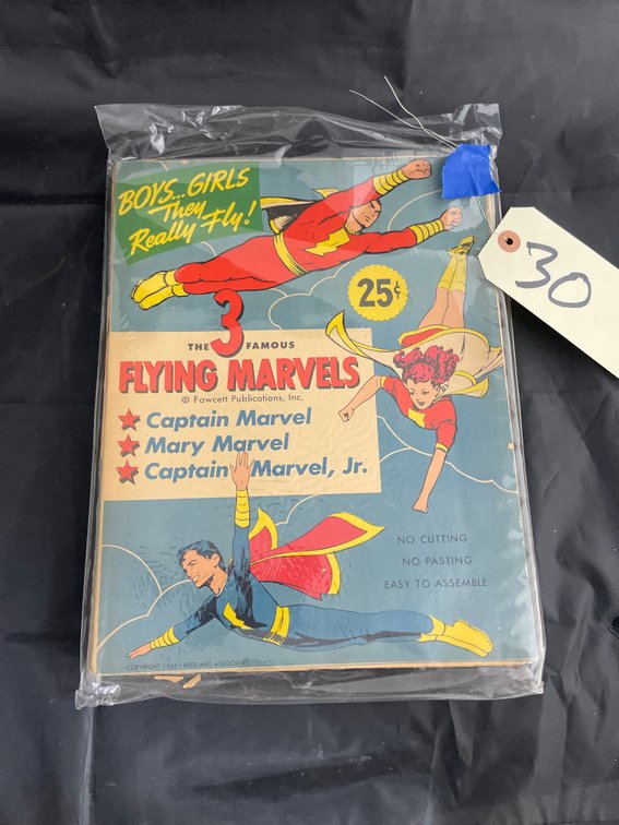 Stack of Assorted Flying Marvels Cutout Airplane Books