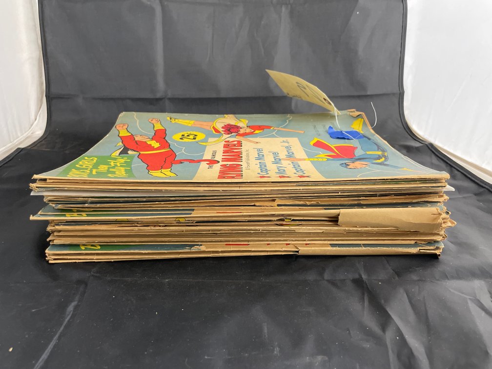 Stack of Assorted Flying Marvels Cutout Airplane Books