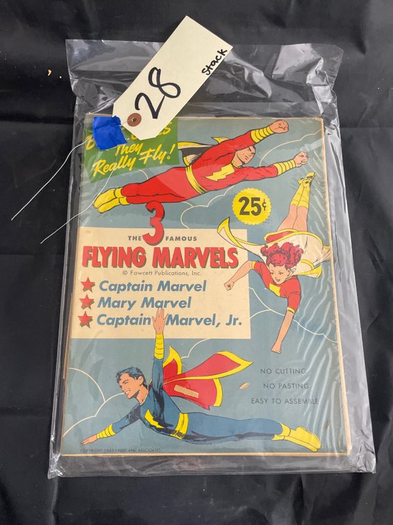 Stack of Assorted Flying Marvels Cutout Airplane Books