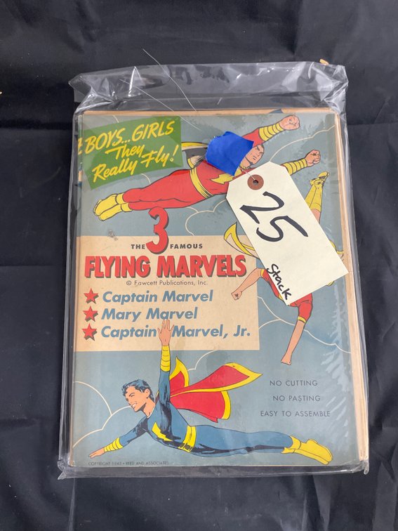 Stack of Assorted Flying Marvels Cutout Airplane Books