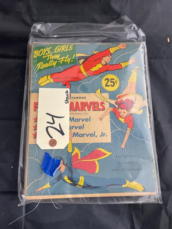 Stack of Assorted Flying Marvels Cutout Airplane Books