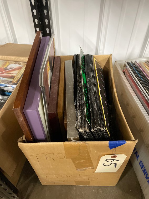 Record Sleeves & Assorted Picture Frames