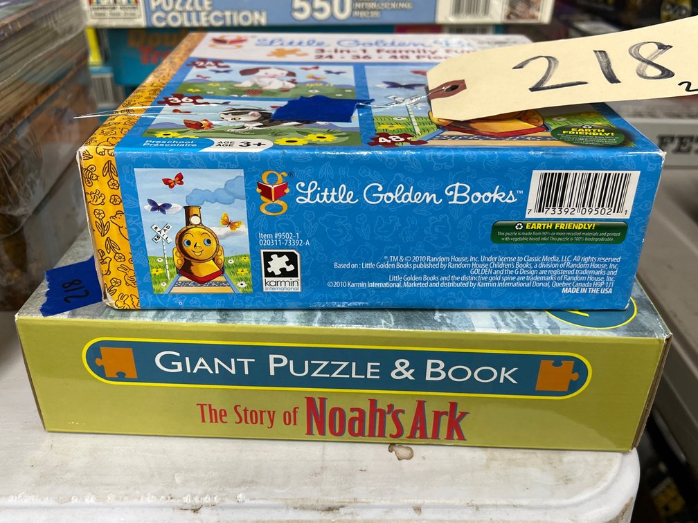 2 Pcs - Assorted Jigsaw Puzzles