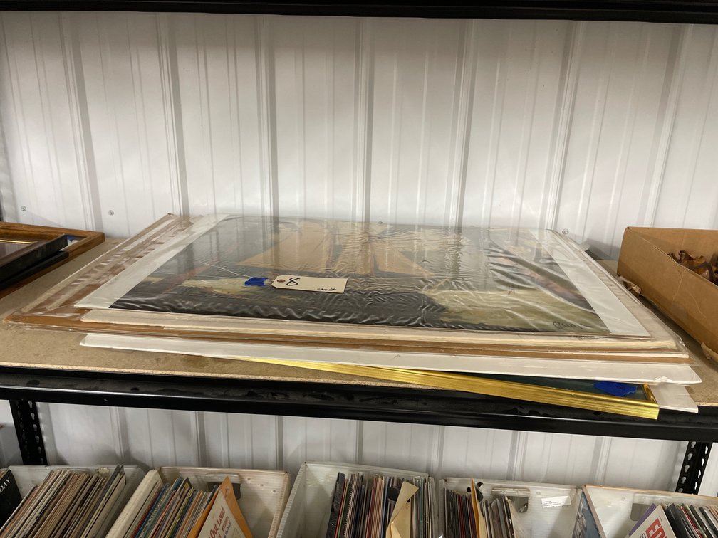 Stack of 11 Assorted Prints - 1 Framed