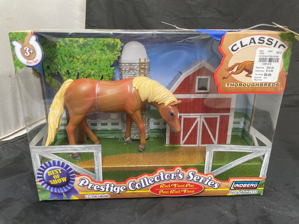 Lindbergh Black Forest Pony 1:12 Scale Collectible Horse in box