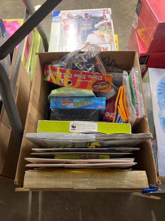 Box of Assorted Games & More