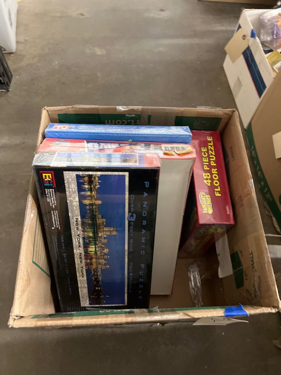 Box of Assorted Puzzles