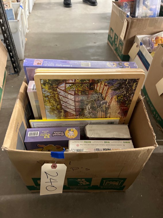 Box of Assorted Puzzles