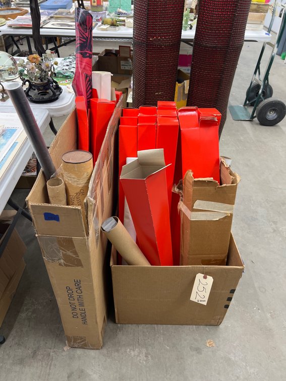 2 Boxes of Assorted Posters & Poster Tubes