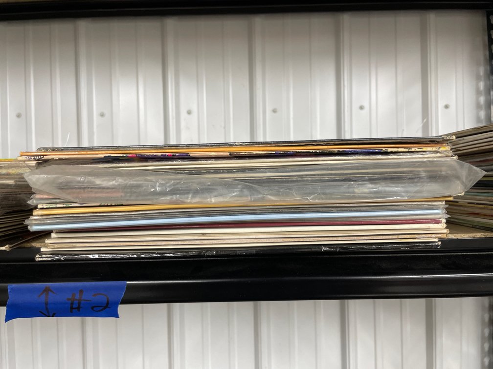 Stack of Assorted Vinyl Records - approx 20