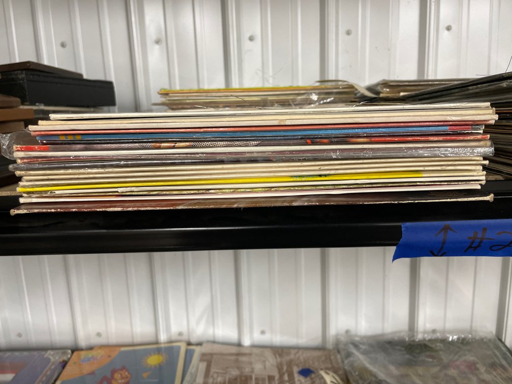 Stack of Assorted Vinyl Records - approx 20
