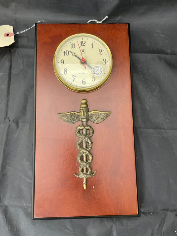 Clock Plaque 12"x6"