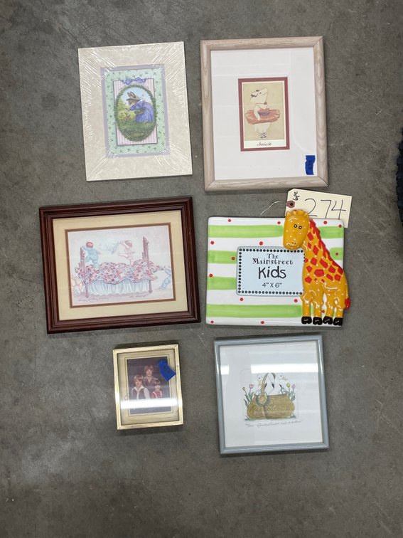 6 Pcs - Framed Prints & More