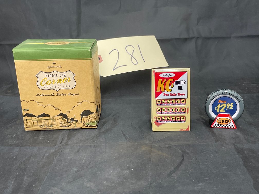 2 - Miniature Metal Signs
