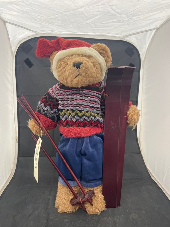 Plush Skiing Bear