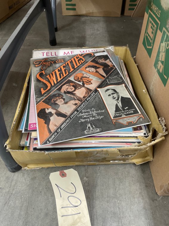 Box of Assorted Music Adverts