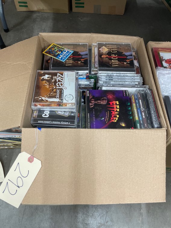 Box of Assorted Music CD's - Sealed