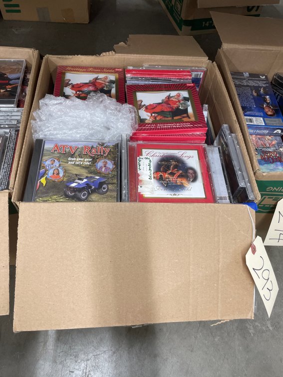 Box of Assorted Music CD's - Sealed