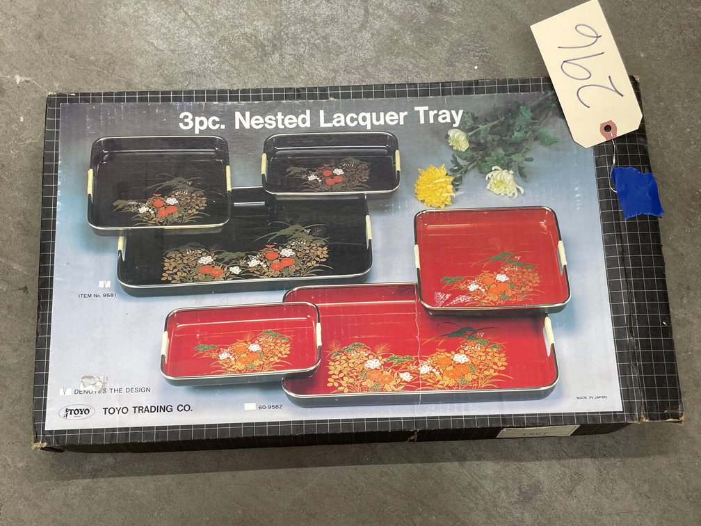3 Pcs - Nesting Blacker Tray