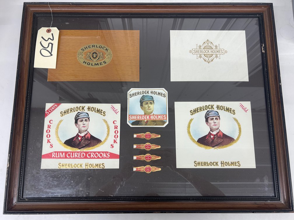 Sherlock Holmes Cigar Framed Memorabilia