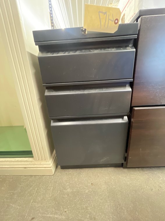 3-Drawer Metal File Cabinet