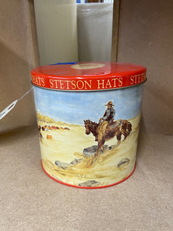 Mini Stetson Hat in Tin