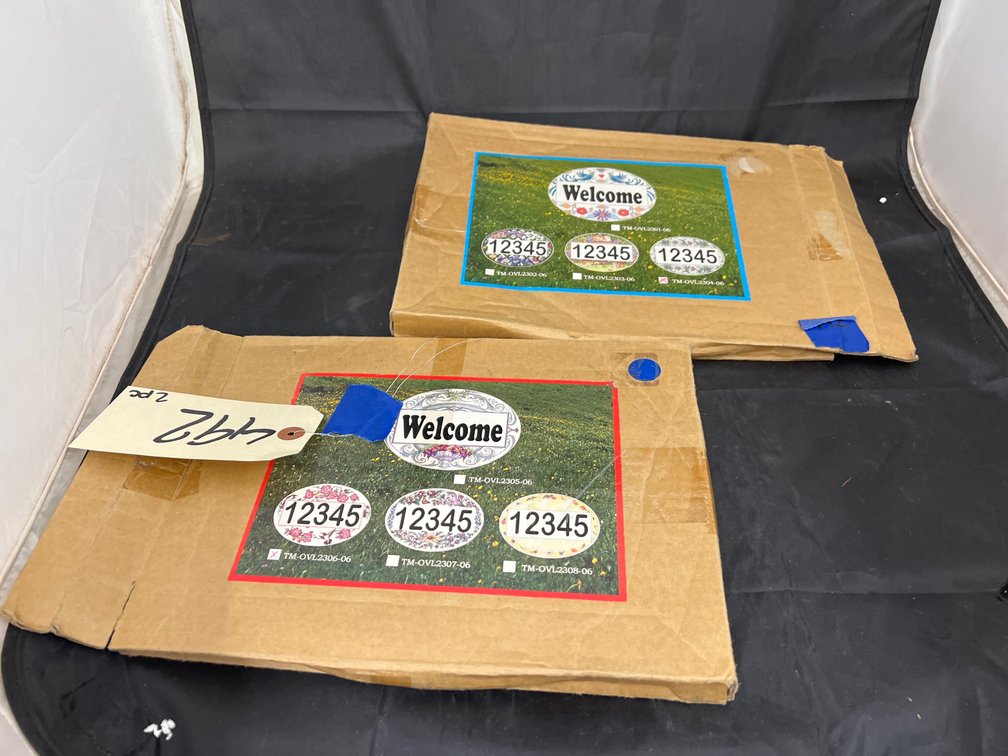 2 Pcs - Ceramic Customizable Plaques