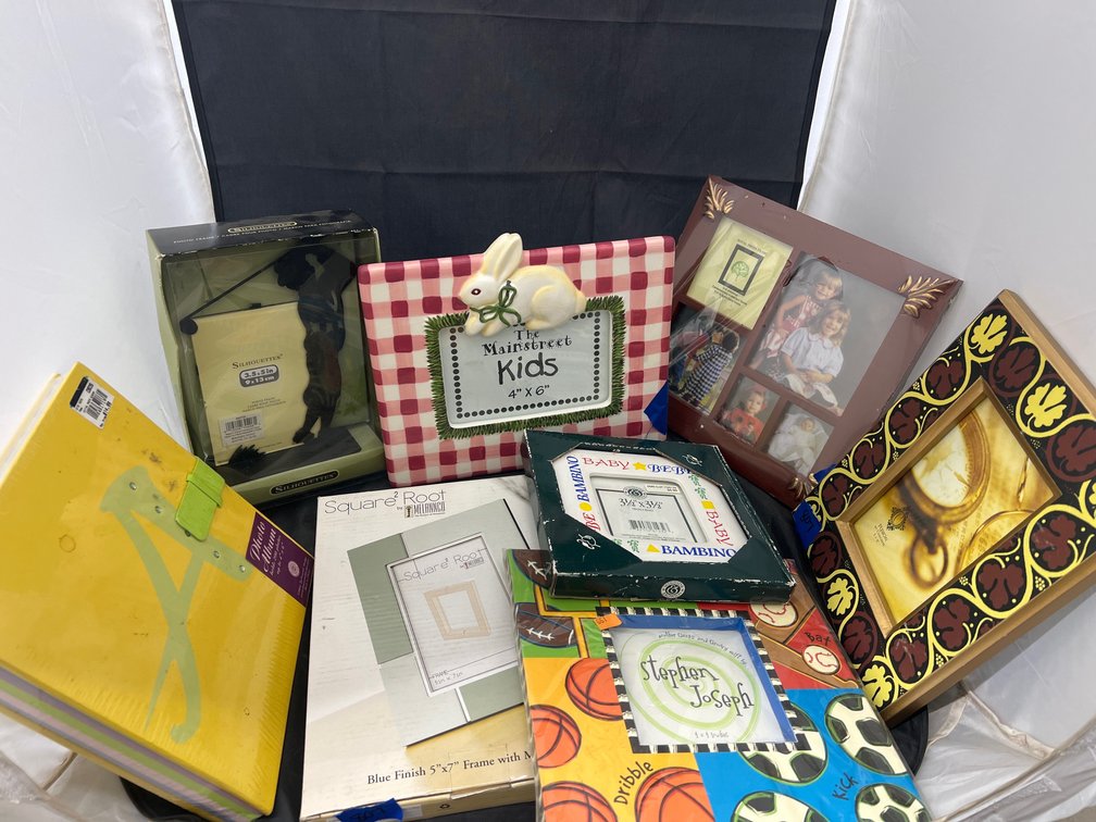 Assorted Picture Frames & Photo Albums
