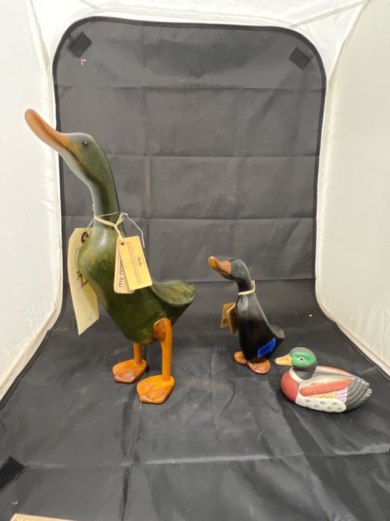 3 - Wooden Ducks