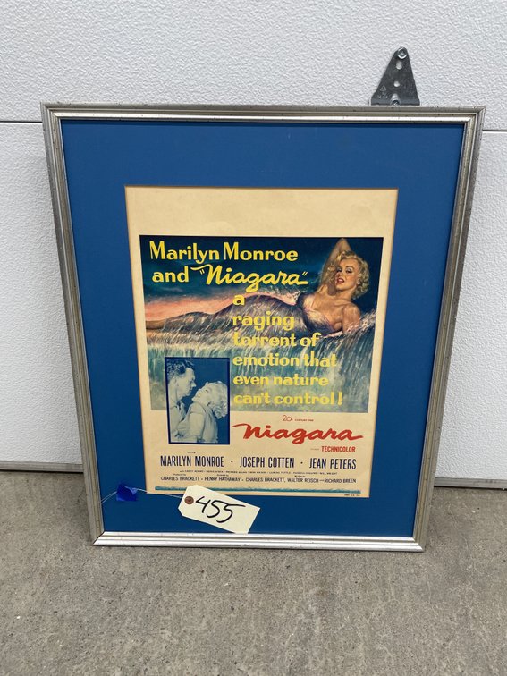Framed Movie Poster - Marily Monroe 21" x 26" "Niagara"