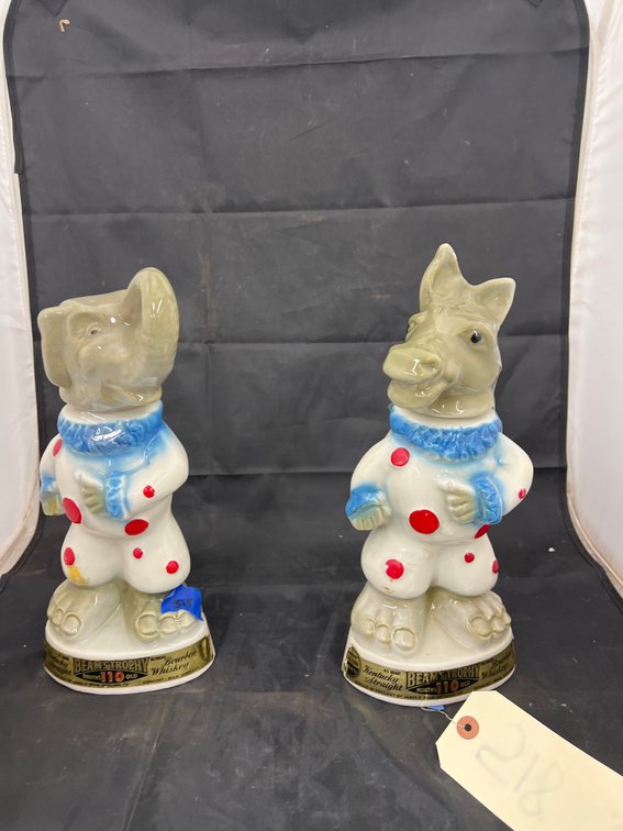 2 - Assorted Whiskey Decanters