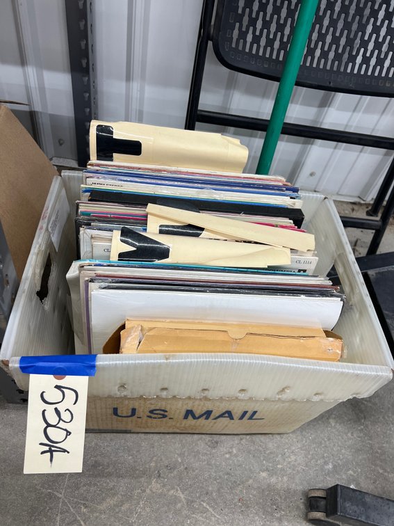 Assorted Records in Mail Bin