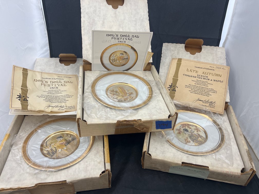 3 - Oriental Decorative Plates