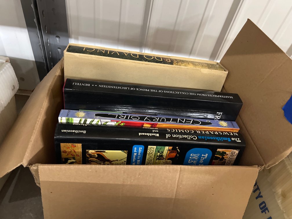 Box of Assorted Hard Back Books