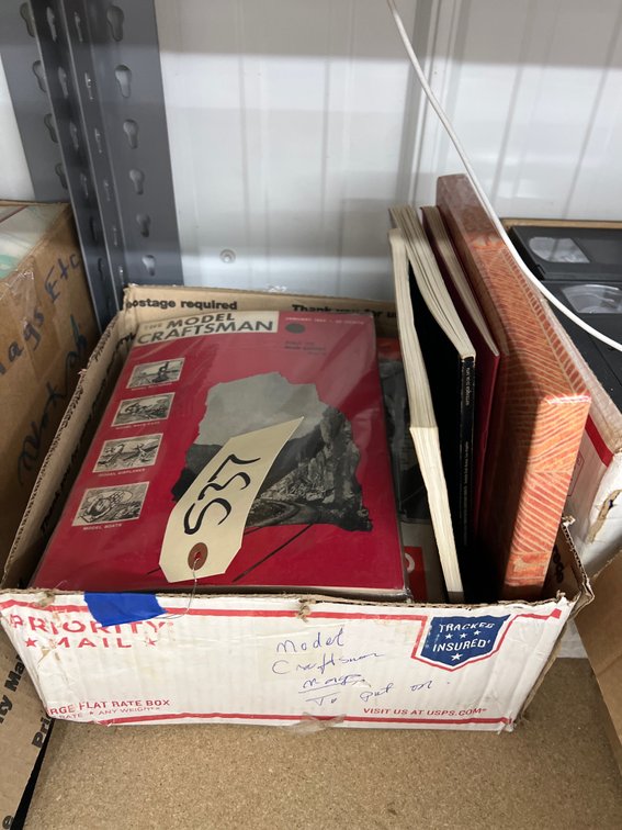 Box of Assorted Magazines