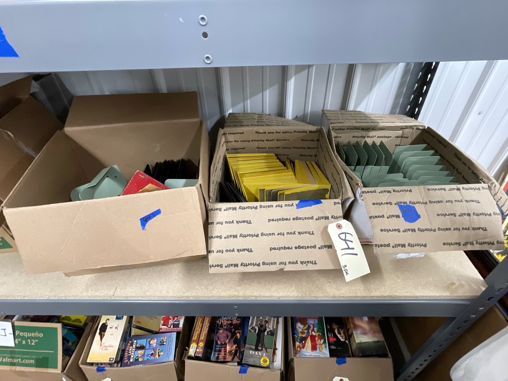 3 Boxes of Metal & Plastic Bookends