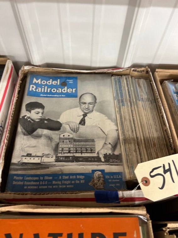 Box of Assorted Railroad Magazines
