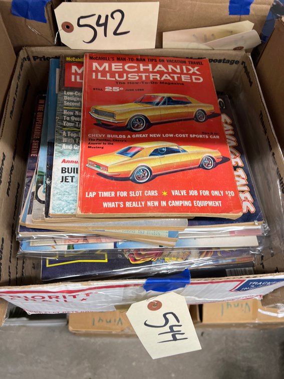 Box of Assorted Magazines