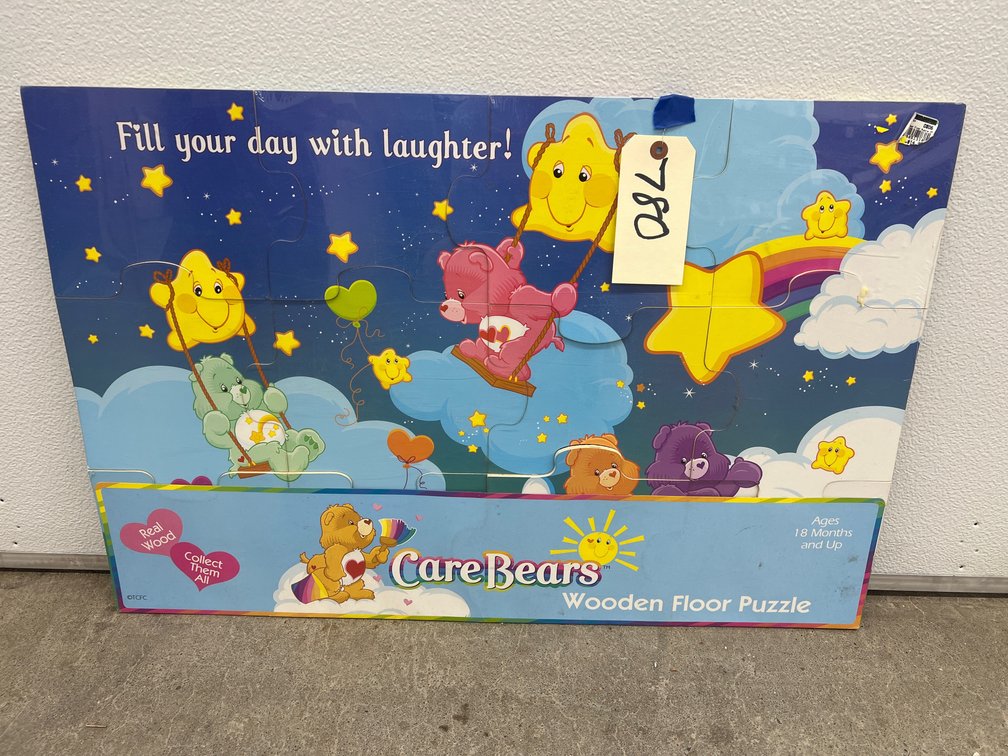 Large Wooden Care Bears Puzzle/Wall Decor